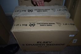 *Pair of Elsey Two Drawer Bedside Units
