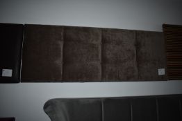 *Brown Velour Headboard 4’6”