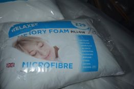 *Microfibre Memory Foam Pillow