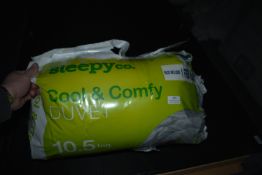 *Cool and Comfy 1.5tog Single Duvet and Pillow