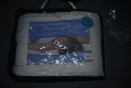 *Luxury Memory Foam Single Mattress Topper