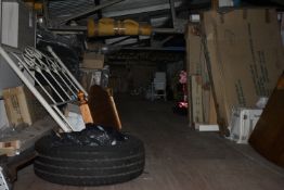 *Contents of Upstairs to Include Bedheads, Headboard, Slatted Bases, Side Rails, Cushions, etc. (