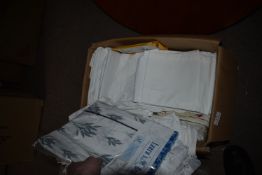 *Box of Assorted Bed Sheets and Pillow Cases