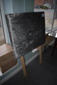 *Silver Grey Velour Headboard 3ft