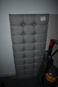 *4’6” Grey Fabric Headboard