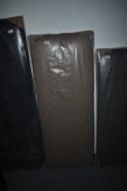 *4’6” Brown Fabric Headboard