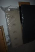 *4’6” Light Brown Fabric Headboard