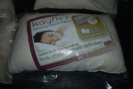 *Care Flex Memory Foam Pillow