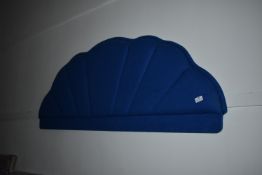 *5ft Blue Velour Headboard