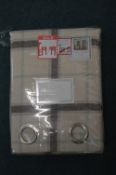 *Belle Maison Plaid Eyelet Curtains 46