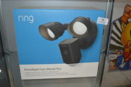 *Ring Outdoor Security Camera with LED Lights and Siren