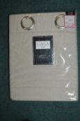 *Casa Home Blackout Quilted Eyelet Curtains in Sto