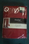 *Beresford Cavendish Eyelet Curtains in Red 90