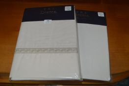 Two Dorma Single Bed Sheets
