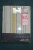 *Montgomery Striped Pencil Pleat Curtains 46