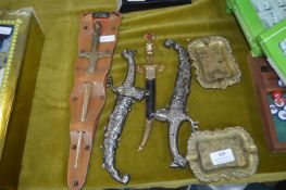 Decorative Daggers, and Vintage Ashtrays