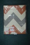 *Fusion Chevron Eyelet Curtains 46