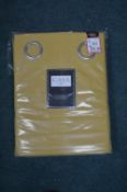 *Casa Home Blackout Eyelet Curtains in Ochre 90