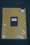*Casa Home Blackout Eyelet Curtains in Ochre 90