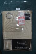 *Beresford Venice Gold Eyelet Curtains 66