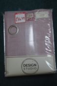 *Design Studio Lined Eyelet Curtains 90