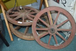 *Four Assorted Small Cartwheels