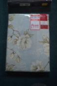 *Pencil Pleat Floral Curtains 46