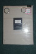 *Casa Home Blackout Quilted Eyelet Curtains in Sto