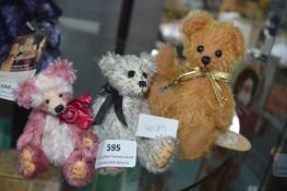 Three Small Teddy Bears