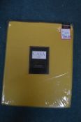 *Casa Home Blackout Pencil Pleat Curtains in Ochre