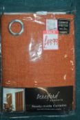 *Beresford Cavendish Burnt Orange Eyelet Curtains