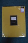 *Casa Home Blackout Pencil Pleat Curtains in Ochre