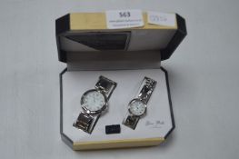 Gino Polli His & Hers Wristwatch Gift Set