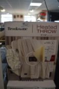 *Brookstone Heated Throw