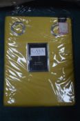 *Casa Home Blackout Eyelet Curtains in Ochre 90