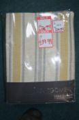 *Montgomery Striped Pencil Pleat Curtains 90