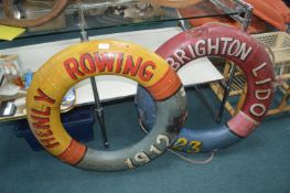*Two Painted Life Rings
