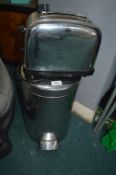 Steel Pedal Bin and a Toaster