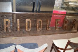 *Large Sign 84x333cm and Headboard 85x290cm