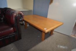 *Rectangular Oak Occasional Table