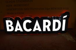 *Bacardi Illuminated Sign