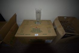*Twenty-Four Branded Heineken Pint Glasses