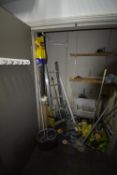 *Contents of the Janitor’s Cupboard to Include Aluminium Ladder, Mops, etc.