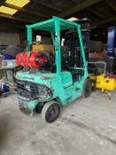 *Mitsubishi FG20 gas forklift - 9490 ho - Located at Unit 4, Highfields Industrial Estate YO43 4SW