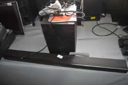 *Sharp Soundbar and Subwoofer