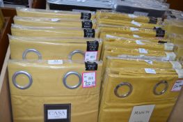 *Thirteen Pairs of Assorted Casa Blackout Curtains