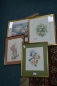 Four Framed Prints