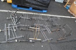 Fifteen Metal Bicycle Stands