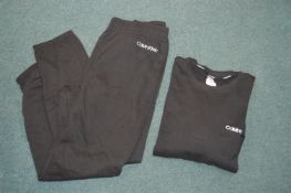 *Calvin Klein 2pc Black Lounge Set Size: XL