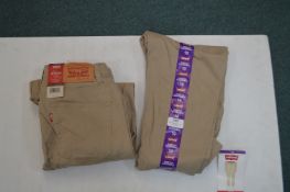 2x Levi's Boy's Trousers Size: 10 years